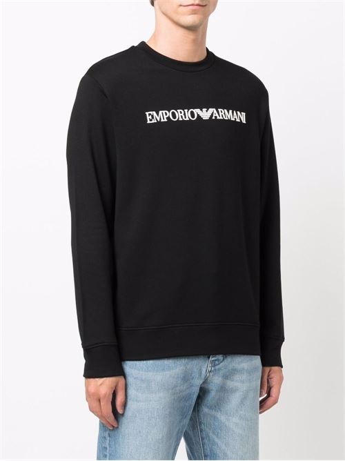 Felpa uomo nera EMPORIO ARMANI | 8N1MR61JRIZF009